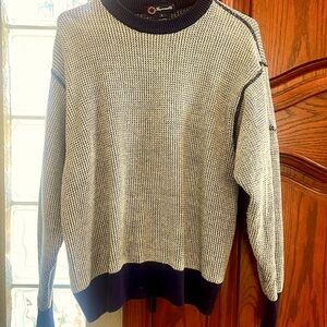 FACCONABLE 100% heavy weight cotton sweater